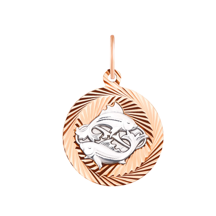 Золота підвіска Риби (30511-12/01/3 (30511/рб)