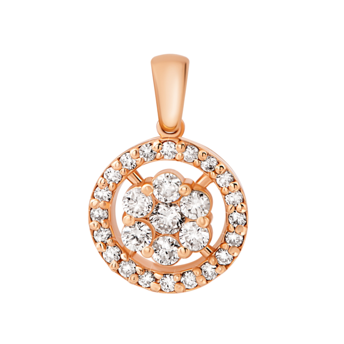 Золота підвіска з діамантами.Артикул UG53111511801