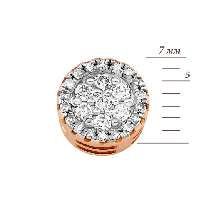 Золота підвіска з діамантами.Артикул UG53191335201