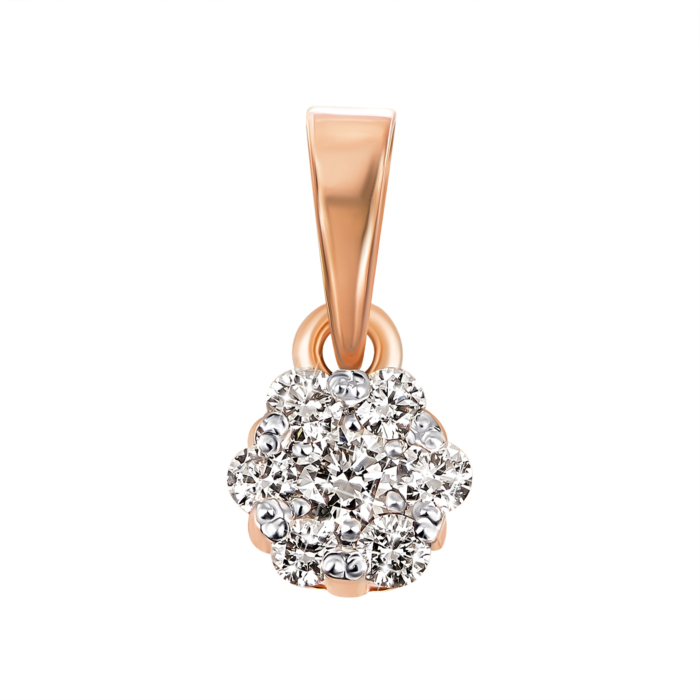 Золота підвіска з діамантами. Артикул UG552960/2.25