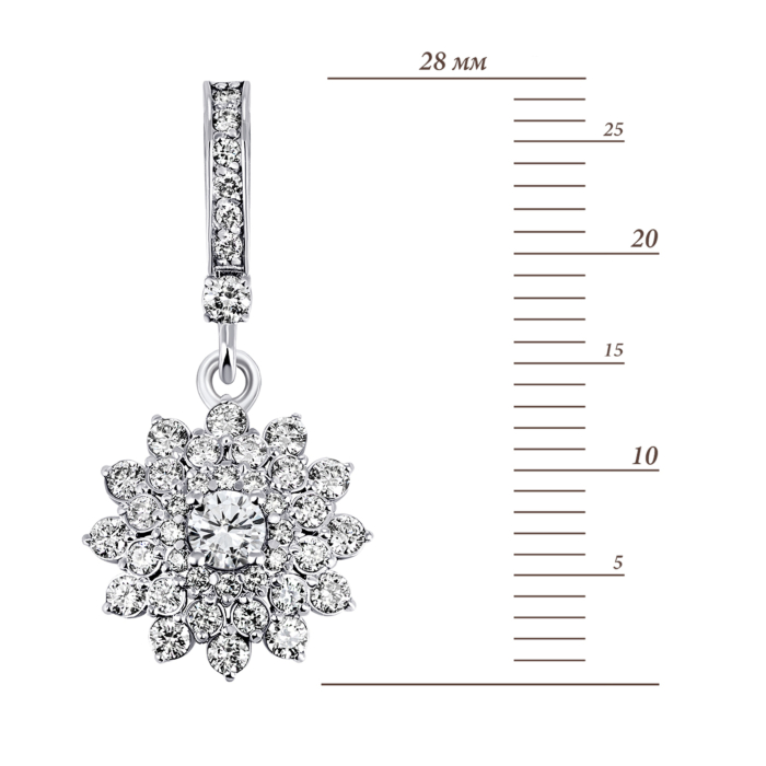 Золота підвіска з діамантами. Артикул UG592019/1