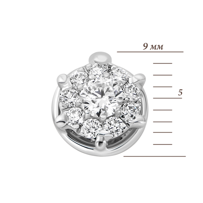 Золота підвіска з діамантами.Артикул UG5B386Б