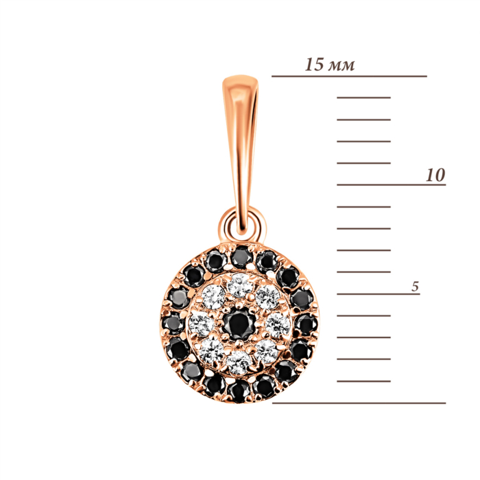 Золота підвіска з діамантами.Артикул UG5ЗК4002