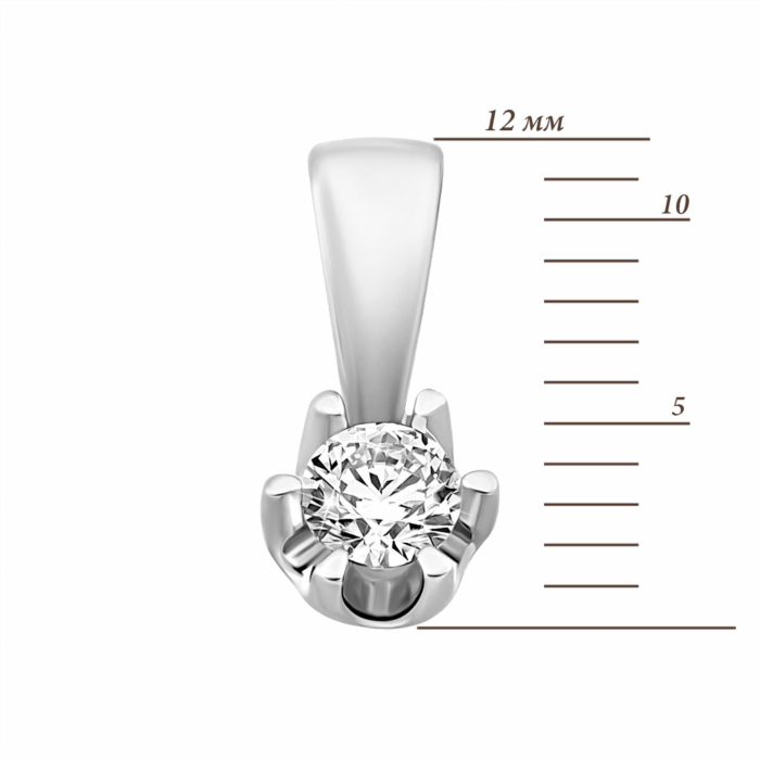 Золота підвіска з діамантом.Артикул UG53102576202