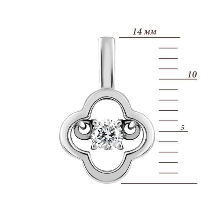 Золота підвіска з діамантом. Артикул UG533449/1