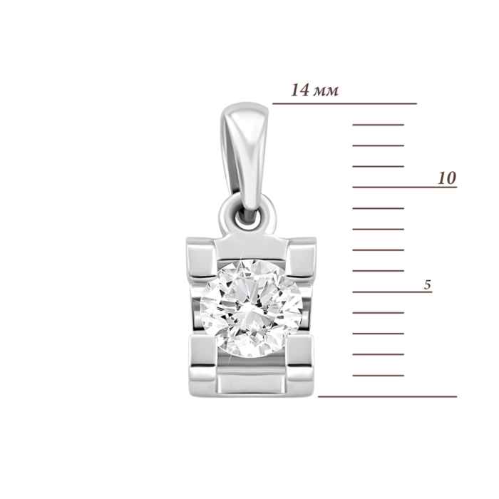 Золота підвіска з діамантом.Артикул UG5560116/02/1/8312