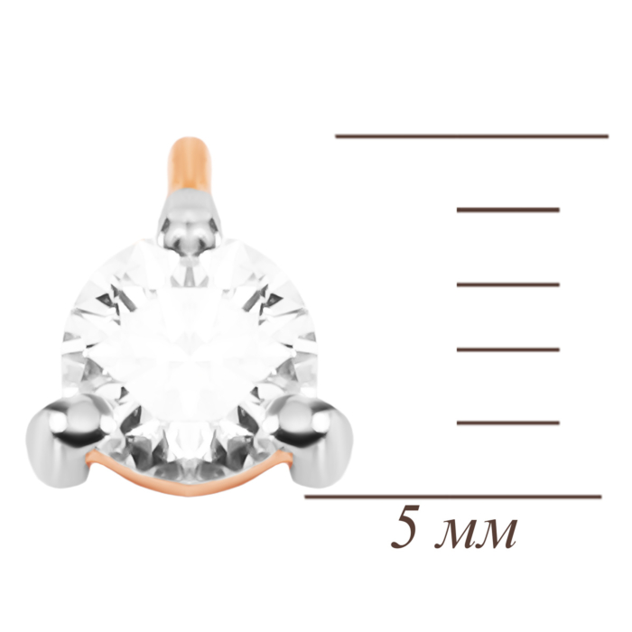 Золота підвіска з діамантом. Артикул UG5П619