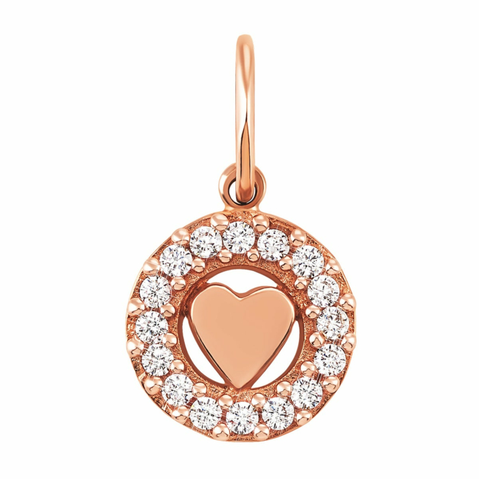 Золота підвіска з фіанітами. Артикул UG5ПВ417