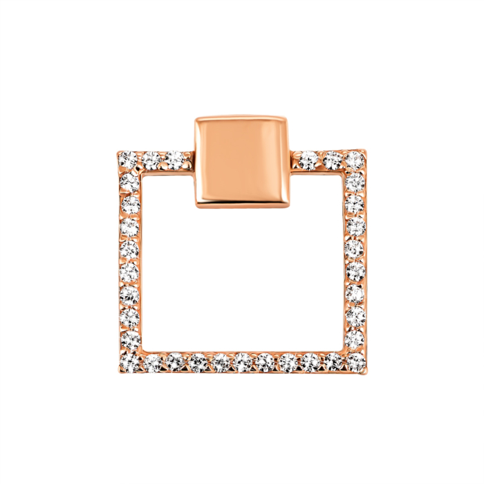 Золота підвіска з фіанітами. Артикул UG5ПВ1394(зв)