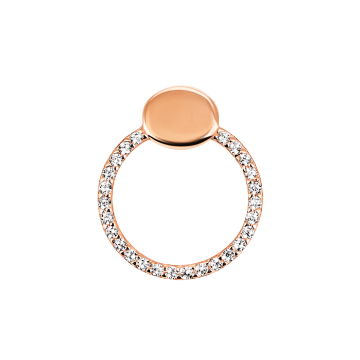 Золота підвіска з фіанітами. Артикул UG5ПВ1395(зв)