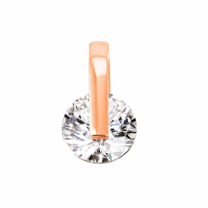 Золотая подвеска с фианитом Royal Zirconia. Артикул UG5П4121 Royal