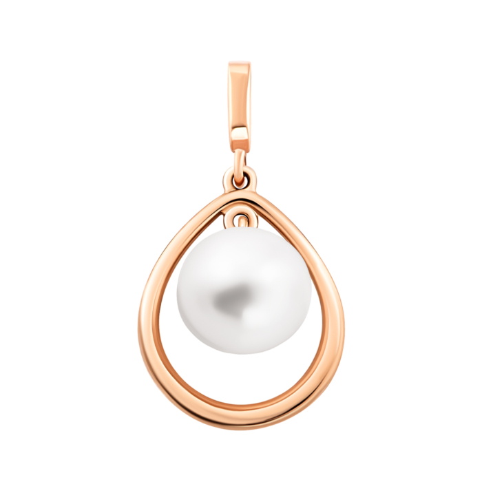 Золота підвіска з перлиною.Артикул UG5310888910101