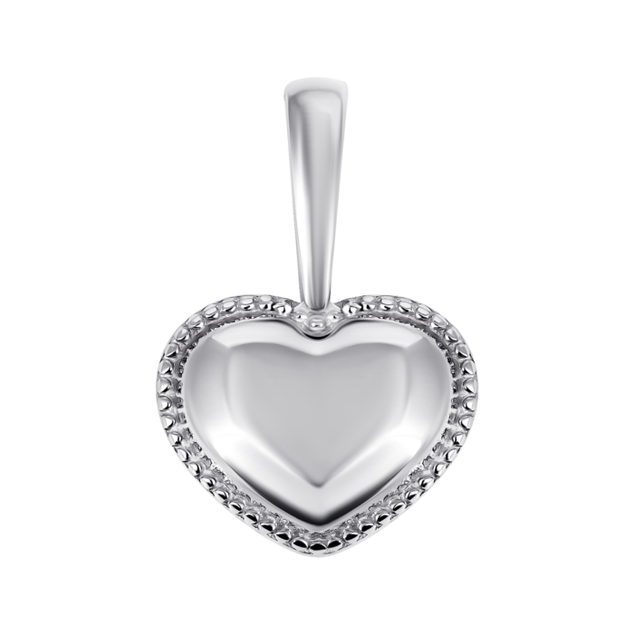 Золота підвіска Серце. Артикул UG5ПБ646(зв)Б