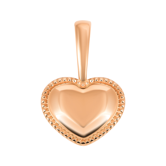 Золота підвіска Серце. Артикул UG5ПБ646(зв)