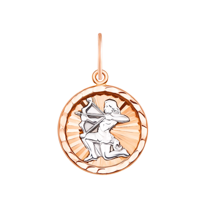 Золота підвіска Стрілець (30508/ст)