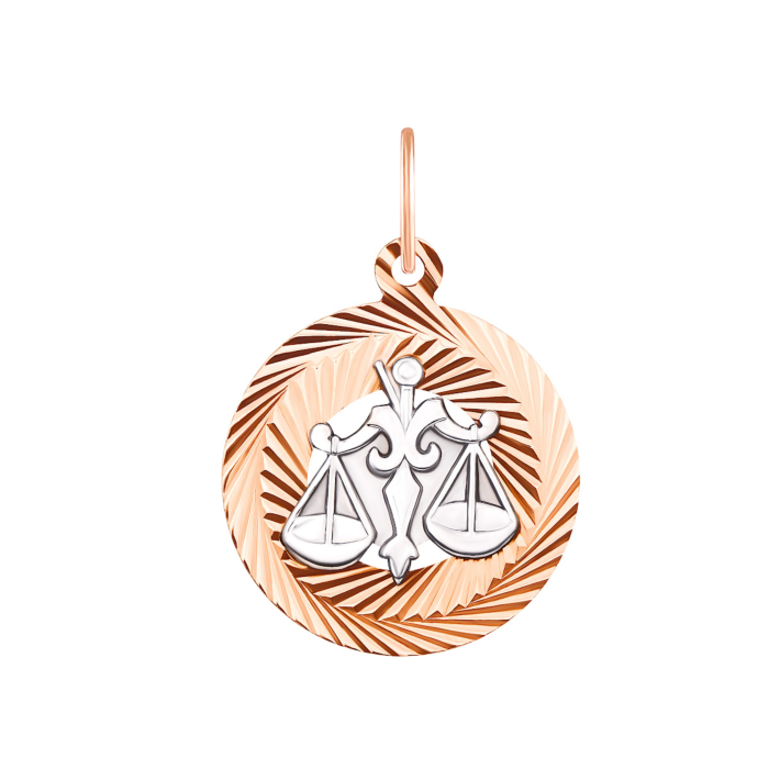 Золотая подвеска Весы (30511-7/01/3 (30511/тз)