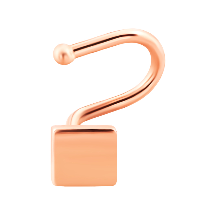 Золота сережка-пірсинг.Артикул UG52112018301