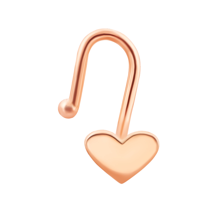 Золота сережка-пірсинг.Артикул UG52112018601