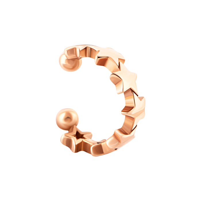 Золота одиночна сережка.Артикул UG52/60/203