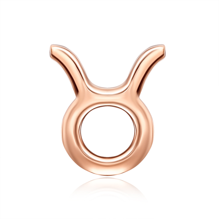 Золота підвіска «Тілець» без вставки. Артикул 31917-2/01/0