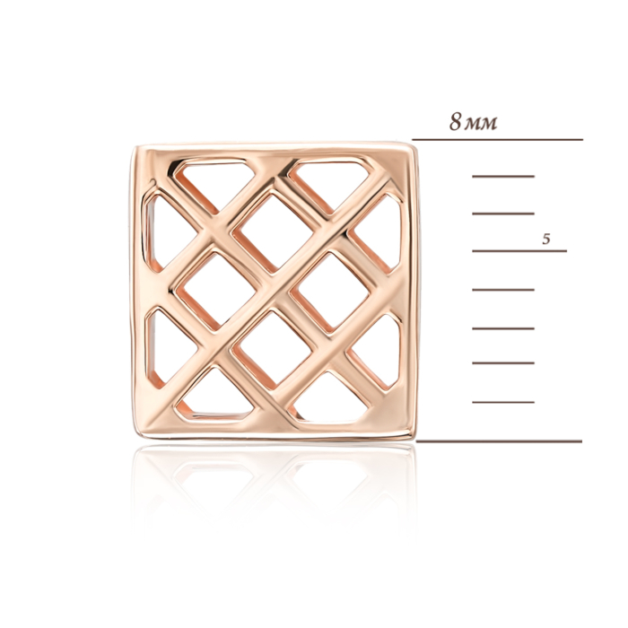 Золота підвіска без вставки. Артикул 32083/01/0