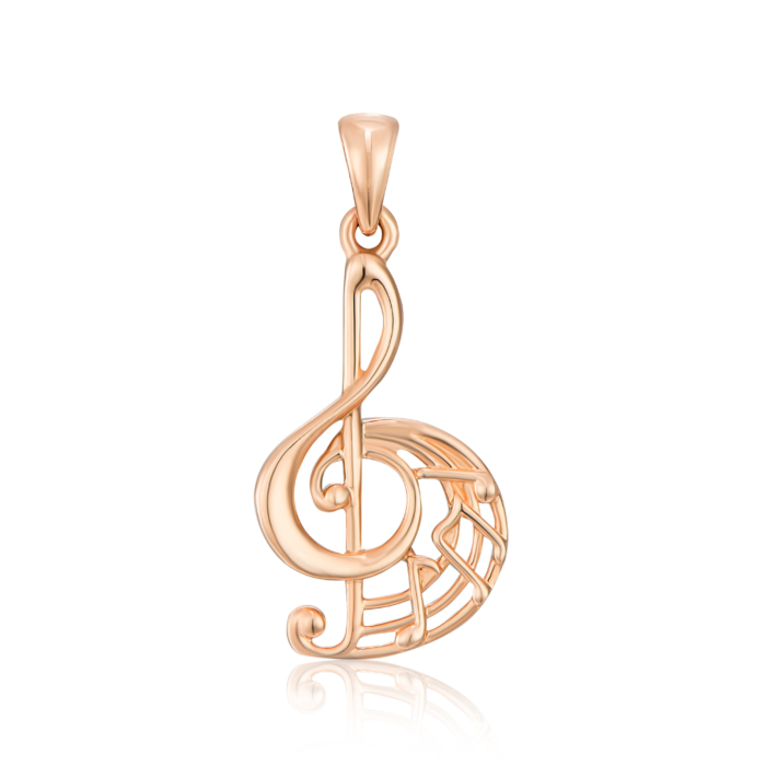 Золота підвіска без вставки. Артикул 32350/01/0