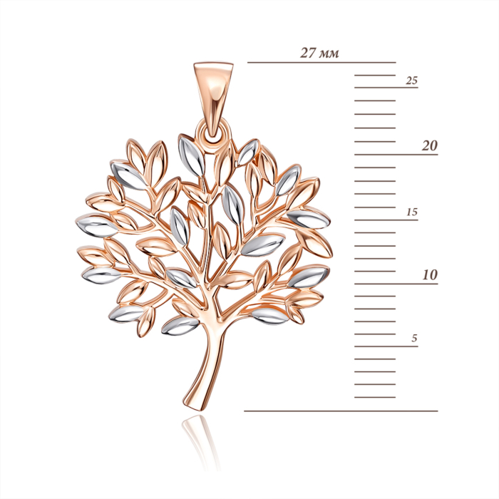 Золота підвіска «Дерева життя» без вставки. Артикул 31915/01/1