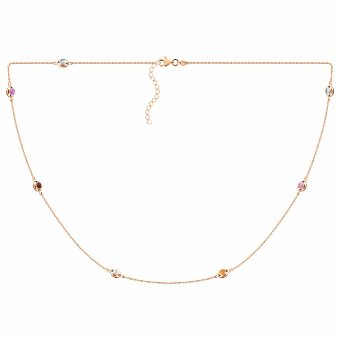 Золотое колье с кварцем. Артикул UG54/21/261