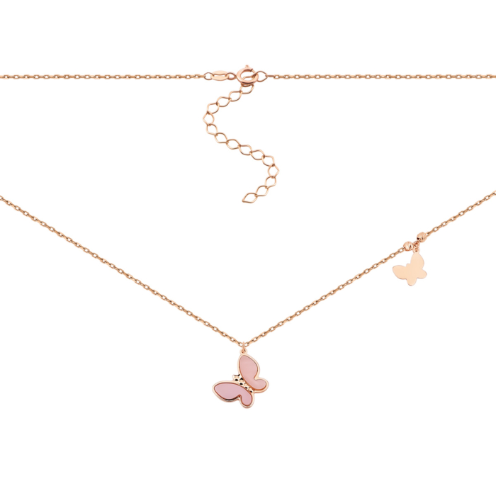 Золоте кольє з перламутром.Артикул UG54/21/314