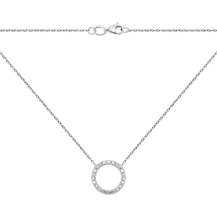 Золоте кольє з діамантами. Артикул UG57111475202