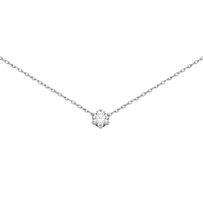 Золотое колье с бриллиантом.Артикул UG57111476202