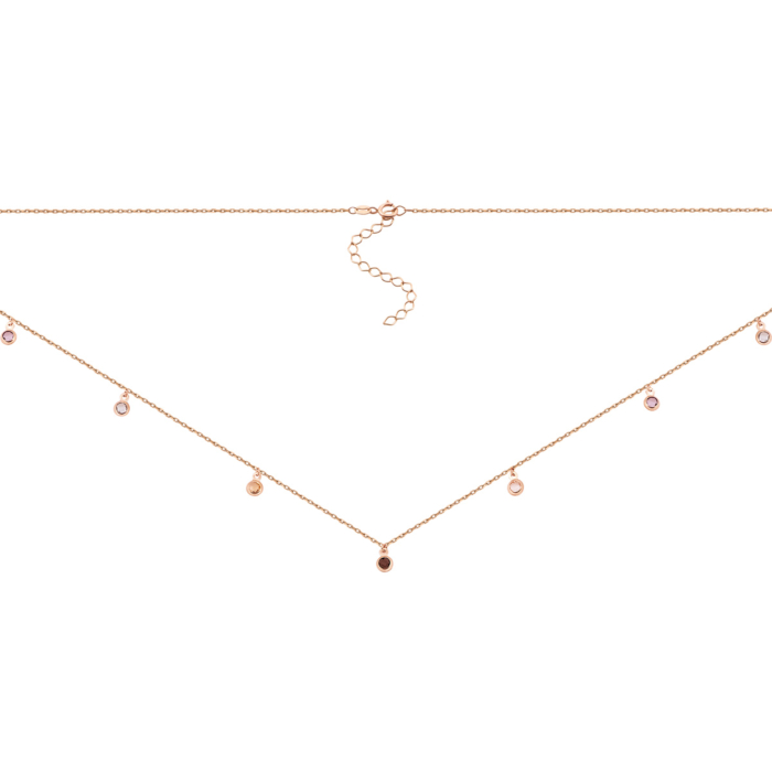 Золотое колье топазом.Артикул UG54/21/330
