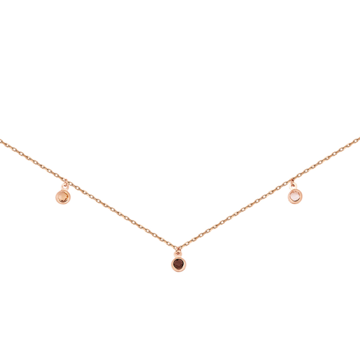 Золотое колье топазом.Артикул UG54/21/330