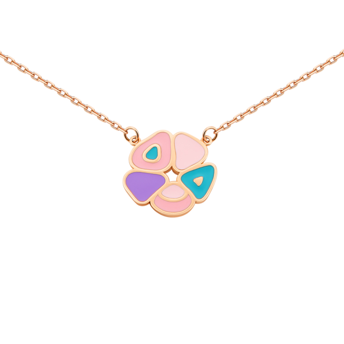 Золотое колье с эмалью.Артикул UG54/21/304