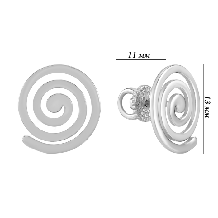 Золоті пусети. Артикул UG520/0438/02/01/02