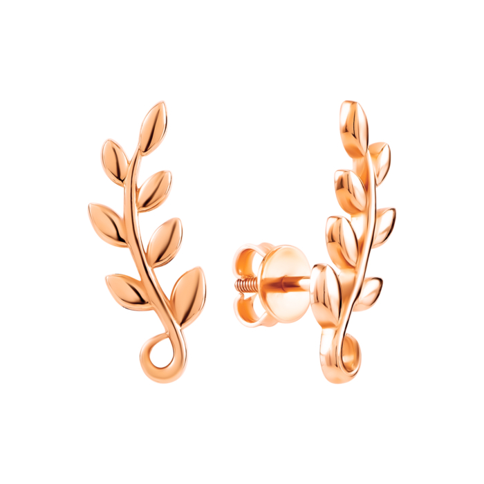 Золоті пусети Гілочки. Артикул UG52/50/857