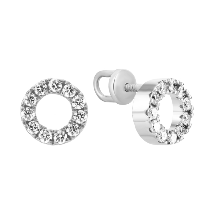 Золоті пусети з діамантами. Артикул UG52111998202