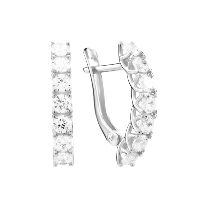 Золотые серьги с фианитами Tesori. Артикул UG522693/02/1/4204