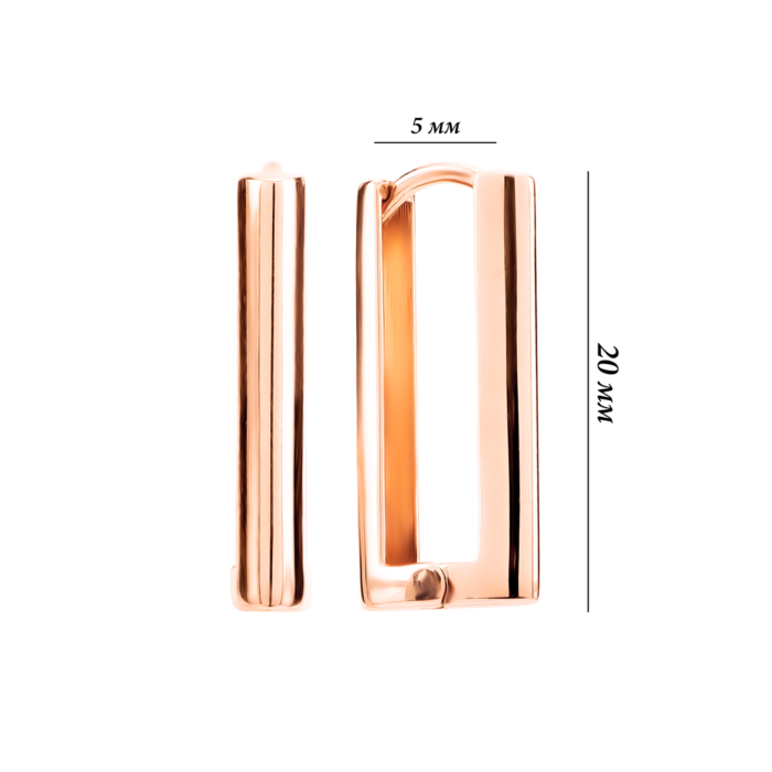 Золоті сережки. Артикул UG52112010601