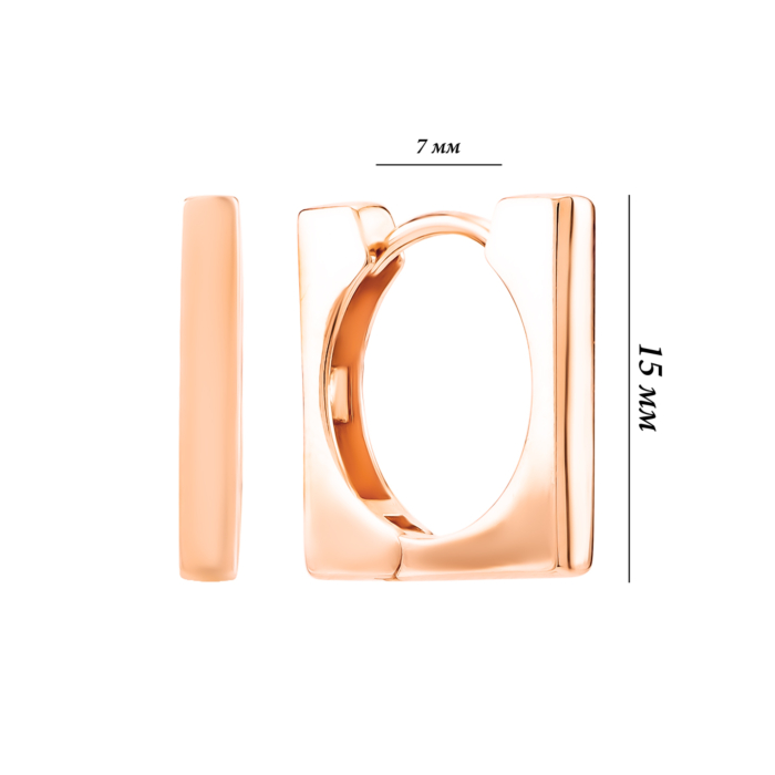 Золоті сережки. Артикул UG52112011301