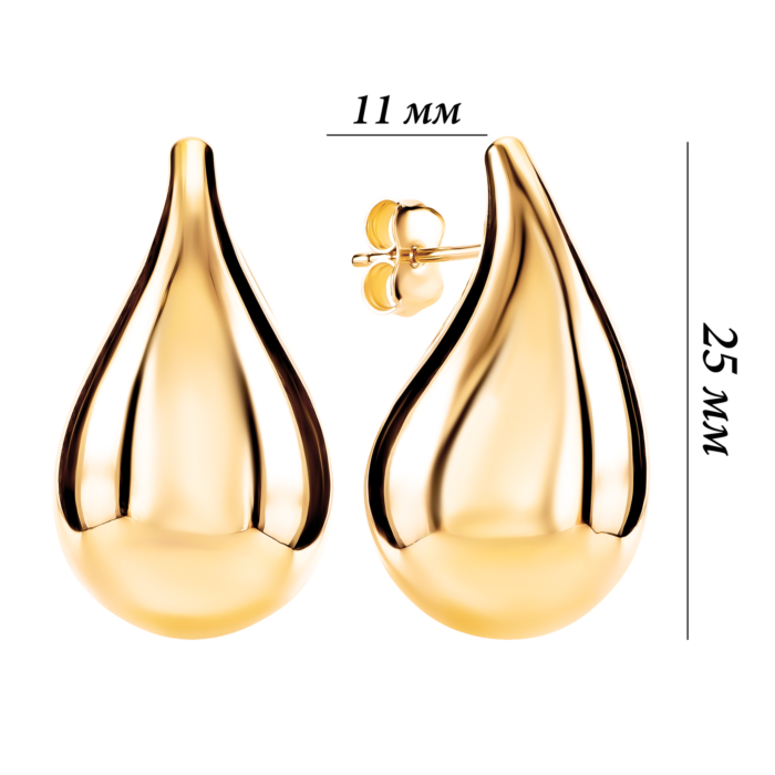 Золотые серьги. Артикул UG52/50/865/2