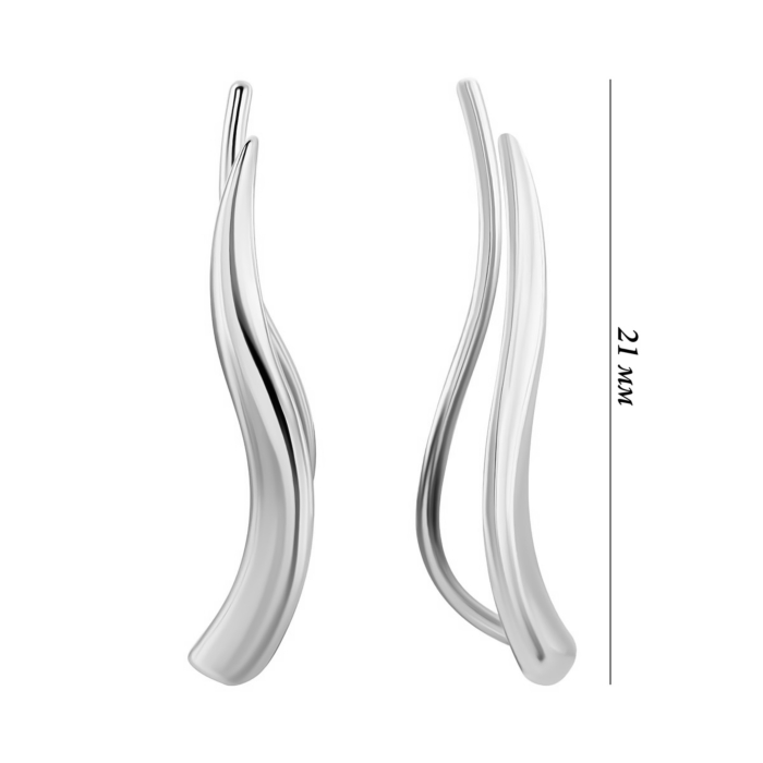 Золотые сережки-каффы. Артикул UG5200139210201