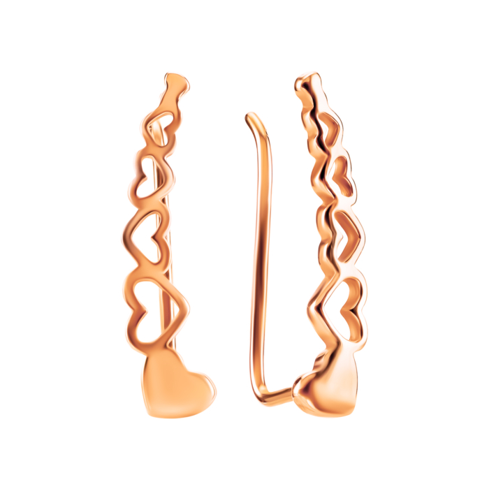 Золоті сережки-кафи. Артикул UG5200010/01/00/0