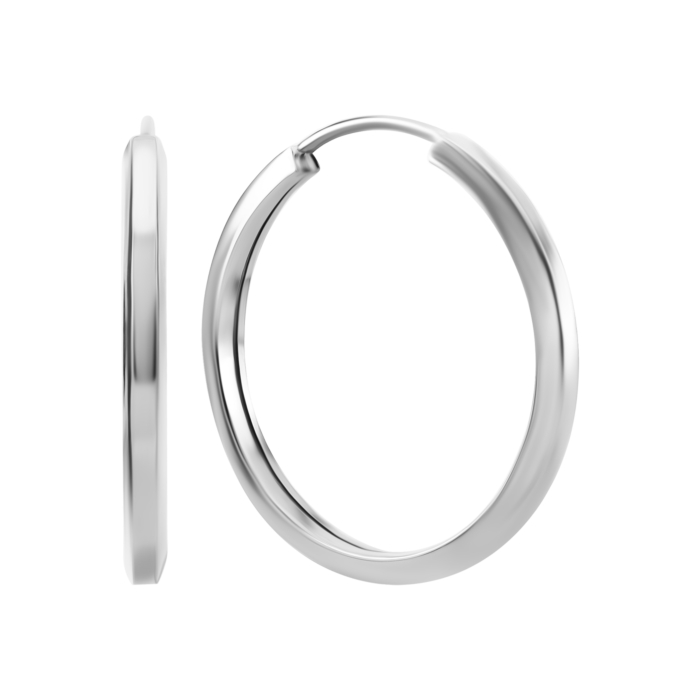 Золоті сережки-конго.Артикул UG52/40/246/1