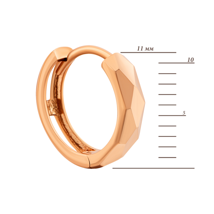 Золотые серьги-конго.Артикул UG52/40/075