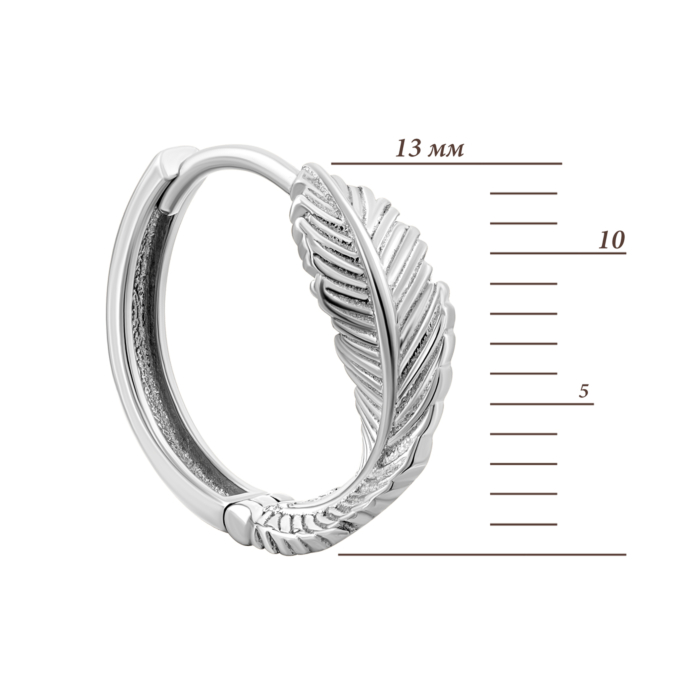 Золотые серьги-конго.Артикул UG52/40/072/1