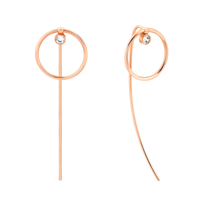 Золотые серьги с фианитами.Артикул UG52111023101