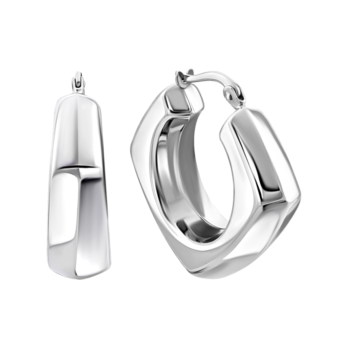 Золоті сережки-конго.Артикул UG52/10/268/1