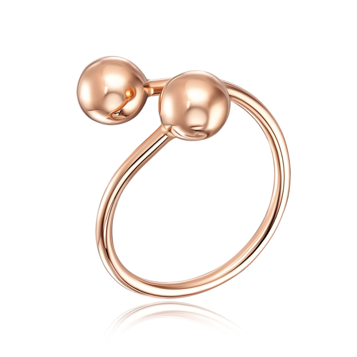 Золотое кольцо без вставки. Артикул 01914/01/0