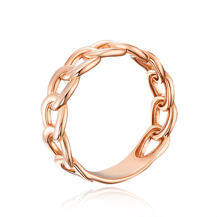 Золотое кольцо без вставки. Артикул 13503/01/0